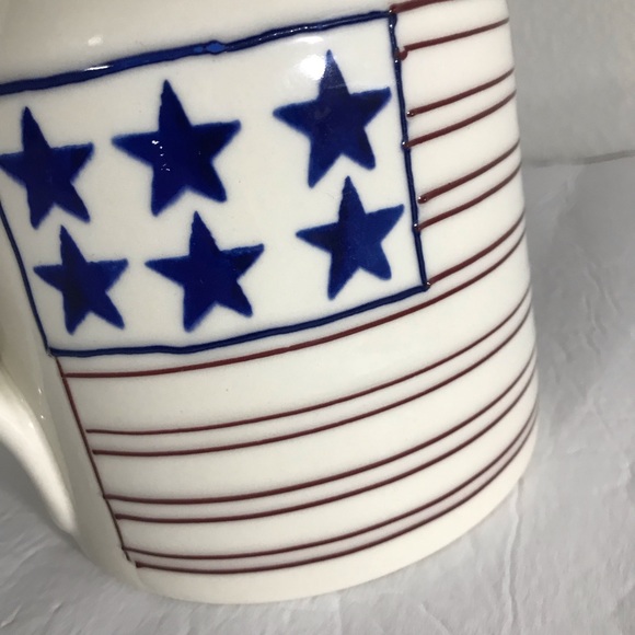 Hartstone Stoneware Pitcher Stars and Stripes Americana - Picture 4 of 10